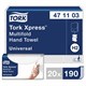 Полотенца бумажные (1 пачка 190 листов) TORK (H2) Universal, 2-слойные, цвет натуральный.,23,4х21,3, Z-сложение, 471103 127070 - фото 287928
