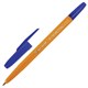 Ручка шариковая BRAUBERG Carina Orange, СИНЯЯ, корпус оранжевый, узел 1 мм, линия письма 0,5 мм, 141668 141668 - фото 288383