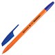 Ручка шариковая BRAUBERG "X-333 Orange", СИНЯЯ, корпус оранжевый, узел 0,7 мм, линия письма 0,35 мм, 142409 142409 - фото 288472