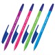 Ручка шариковая BRAUBERG X-333 NEON SOLID, СИНЯЯ, корпус ассорти, узел 0,7 мм, линия письма 0,35 мм, 142831 142831 - фото 288552