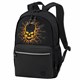 Рюкзак BRAUBERG FASHION CITY универсальный, 2 отделения, Skull, черный, 46х31х15 см, 272572 272572 - фото 298757