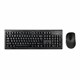 Набор беспроводной A4TECH 7100N, USB, 104 клавиши, 2 кнопки + 1 кнопка-колесо, черная, 613833 513931 - фото 303940