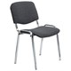Стул STAFF "Iso Lite CF-008", хром, ткань серая (С-71), 532566 532566 - фото 304590