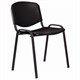 Стул STAFF "Iso Plast CF-009", черный каркас, пластик черный, 532569 532569 - фото 304593