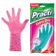 Перчатки МНОГОРАЗОВЫЕ резиновые PACLAN "Extra Dry", хлопчатобумажное напыление, 100% флок, размер L (большой) синие, вес 54 г, 7350, 407350 607083 - фото 306602