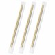Палочки для суши бамбуковые 21 см, круглые, КОМПЛЕКТ 100 пар в индивидуальной прозрачной упаковке, БЮДЖЕТ, 132266 609616
