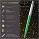 Ручка шариковая PARKER "Jotter Orig Green", корпус зеленый, нержавеющая сталь, блистер, синяя, 2076058 143863 - фото 325480