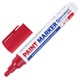 Маркер-краска лаковый (paint marker) 6 мм, КРАСНЫЙ, НИТРО-ОСНОВА, BRAUBERG PROFESSIONAL PLUS EXTRA, 151452 151452 - фото 325905