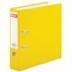 Папка-регистратор, покрытие пластик, 75 мм, ПРОЧНАЯ, с уголком, BRAUBERG, желтая, 226599 226599