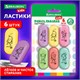 Ластики BRAUBERG KIDS "Fruits", НАБОР 6 штук, 50х23х10 мм, овальные, ассорти, 272669 272669 - фото 330677