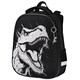 Ранец BRAUBERG SHINY, 2 отделения, с брелком, Scary dino, СВЕТЯЩИЙСЯ РИСУНОК, 38х28х14 см, 273143 273143 - фото 330896