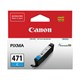 Картридж струйный CANON (CLI-471С) PIXMA MG5740/MG6840/MG7740, голубой, оригинальный, ресурс 311 стр., 0401C001 362262 - фото 332259