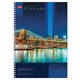 Тетрадь А4, 100 л., HATBER, спираль, клетка, глянцевый лак, карман, "CITYSCAPE" ("Город"), 100Ткм4B1сп_12523, T170090 402423 - фото 333973