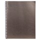 Тетрадь бумвинил, А5, 96 л., гребень, офсет №1, клетка, КОРИЧНЕВАЯ Metallic, HATBER, 96Т5бвВ1гр 403491 - фото 334019