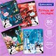 Тетрадь А5 80 л. BRAUBERG, гребень, клетка, обложка картон, "Anime Cats" (микс в спайке), 404415 404415 - фото 334148