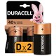 Батарейки КОМПЛЕКТ 2 шт., DURACELL Basic ОРИГИНАЛ, D (LR20, 13А), алкалиновые, блистер 450401 - фото 334850