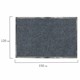 Коврик входной ворсовый влаго-грязезащитный 120х150 см, толщина 7 мм, ребристый, серый, LAIMA, 602875 602875