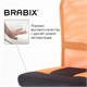 Кресло компактное BRABIX "Smart MG-313", без подлокотников, комбинированное, черное/оранжевое, 531844 531844
