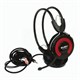 Наушники с микрофоном (гарнитура) SVEN AP-540, проводные, 2,2 м, с оголовьем, черно-красные, SV-0410540 512975