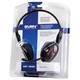 Наушники с микрофоном (гарнитура) SVEN AP-540, проводные, 2,2 м, с оголовьем, черно-красные, SV-0410540 512975