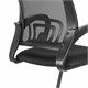 Кресло для приемных и переговорных BRABIX "Fly CF-100", черное, 532087 532087