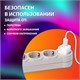 Зарядное устройство сетевое (220В) SONNEN, 2 порта USB, выходной ток 2,1 А, белое, 454797 454797