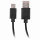 Кабель USB 2.0 – Type-C, 1 м, SONNEN, медь, для передачи данных и зарядки, черный, 513117 513117