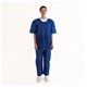 Костюм хирургический синий (рубашка и брюки) 56-58 р., спанбонд 42 г/м2, ГЕКСА 630955