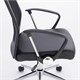Кресло офисное BRABIX "Flight R EX-541", хром, экокожа, сетка, черное, 532516 532516