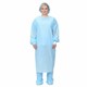 Халат хирургический нестерильный 140 см, 52-54 р., манжета, спанбонд 25 г/м2, ГЕКСА, голубой 630957