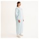 Халат хирургический стерильный 140 см, 52-54 р., манжета, спанбонд 25 г/м2, ГЕКСА, голубой 630958