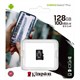 Карта памяти microSDXC 128GB KINGSTON Canvas Select Plus UHS-I U1, 100 Мб/с (class 10), SDCS2/128GBSP 513646