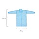 Халат одноразовый голубой на кнопках КОМПЛЕКТ 10 шт., XXL, 56-58 размер, 110 см, рукав на резинке, 20 г/м2, СНАБЛАЙН 631268