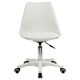 Кресло стул BRABIX "Eames MG-310 PL", пластик белый, экокожа белая, 532926 532926