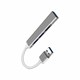 Хаб USB 2.0, 4 порта, серый, RED LINE, УТ000039263 513964 - фото 337571