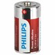 Батарейки алкалиновые КОМПЛЕКТ 2 шт., PHILIPS Power Alkaline, C (LR14, 14А), блистер 457392
