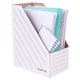 Лоток вертикальный для бумаг (260х320 мм), увеличенная ширина 150 мм, до 1400 листов, микрогофрокартон, STAFF, БЕЛЫЙ, 128884 128884