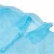 Халат одноразовый голубой на кнопках КОМПЛЕКТ 10 шт., XXL, 56-58 размер, 110 см, рукав на резинке, 30 г/м2, ОПТИТРЕЙД 631253