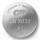 Батарейки литиевые GP Lithium CR2032 "таблетки, дисковые, кнопочные" КОМПЛЕКТ 10 шт. (ПРОМО 7+3) 457762