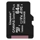 Карта памяти microSDXC 64 ГБ, KINGSTON Canvas Select Plus, UHS-I, 100 Мб/с (class 10), SDCS2/64GBSP 514059 - фото 338081