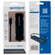 Хаб USB 3.1, 2xUSB, 2xType-C, с дополнительным питанием (Type-C), кабель Type-C 19 см, черный, GEMBIRD UHB-C425 514212