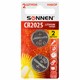 Батарейки литиевые SONNEN Lithium CR2025, "таблетки, дисковые, кнопочные", КОМПЛЕКТ 2 шт., блистер, 457139 457139 - фото 338383