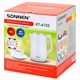 Чайник электрический с двойными стенками SONNEN KT-4103, 1,5 л, 2200 Вт, белый, 456376 456376