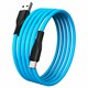 Кабель S21 USB – Type-C, 1 м, 3 А, SMARTBUY, для зарядки и передачи данных, синий, 93393 514169 - фото 338525
