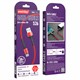 Кабель S26 USB – Type-C, 1 м, 3 А, SMARTBUY, для зарядки и передачи данных, красный, 93652 514172