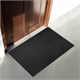 Коврик придверный 60х90 см, ЧЕРНЫЙ пластиковый грязезащитный, толщина 10 мм, "ТРАВКА", PRIMILA (ПРИМИЛА), 701066 701066