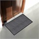 Коврик придверный 80х120 см, СЕРЫЙ, влаго-грязезащитный, 450 г/м2, ребристый, PRIMILA (ПРИМИЛА) EXTRA, 701025 701025