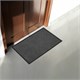 Коврик придверный 50х80 см, СЕРЫЙ, влаго-грязезащитный, 430 г/м2, ребристый, ЛЮБАША СТАНДАРТ, 701033 701033