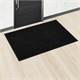 Коврик придверный 80х120 см, ЧЕРНЫЙ, влаго-грязезащитный, 430 г/м2, ребристый, ЛЮБАША СТАНДАРТ, 701036 701036
