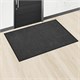 Коврик придверный 80х120 см, СЕРЫЙ, влаго-грязезащитный, 430 г/м2, ребристый, ЛЮБАША СТАНДАРТ, 701037 701037